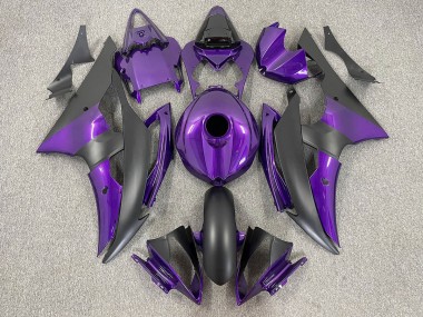 Purple and Matte Black 2008-2016 R6 Motorcycle Fairing