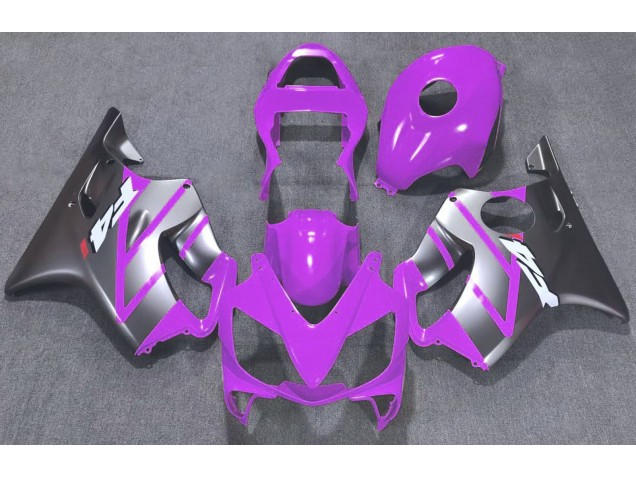Purple and Matte Silver 2001-2003 CBR600 F4i Motorcycle Fairing Purple and Matte Silver 2001-2003 CBR600 F4i Motorcycle Fairing