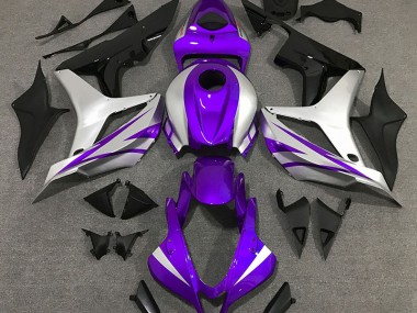 Purple and Silver OEM Style 2007-2008 CBR600RR Motorcycle Fairing