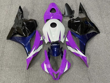 Purple and White 2009-2012 CBR600RR Motorcycle Fairing