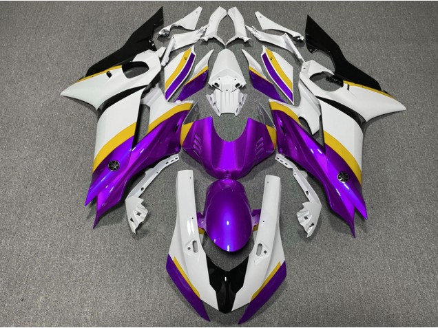 Purple and Yellow Gloss 2017-2021 R6 Motorcycle Fairing Purple and Yellow Gloss 2017-2021 R6 Motorcycle Fairing