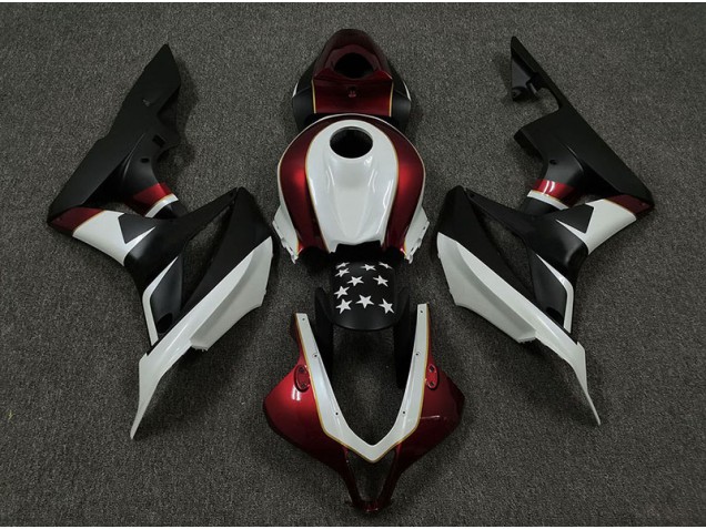 Racing Red and Black 2009-2012 CBR600RR Motorcycle Fairing Racing Red and Black 2009-2012 CBR600RR Motorcycle Fairing