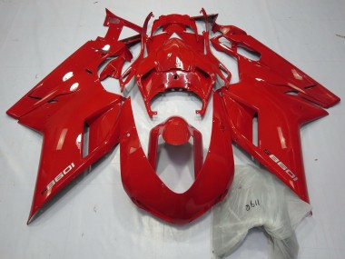 Red 1098 2007-2014 Ducati 848 1098 1198 Motorcycle Fairing