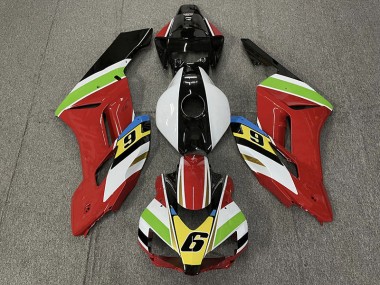 Red 6 2004-2005 CBR1000RR Motorcycle Fairing
