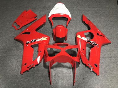 Red 636 2003-2004 ZX6R Motorcycle Fairing