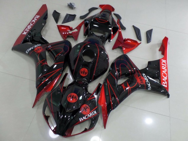 Red Bacardi 2006-2007 CBR1000RR Motorcycle Fairing Red Bacardi 2006-2007 CBR1000RR Motorcycle Fairing