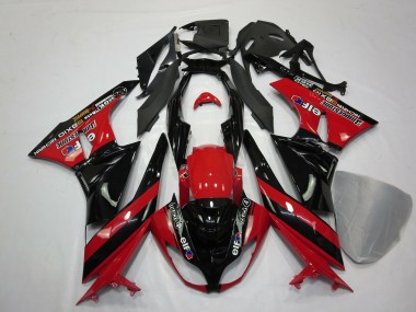 Red Black 2009-2012 ZX6R Motorcycle Fairing