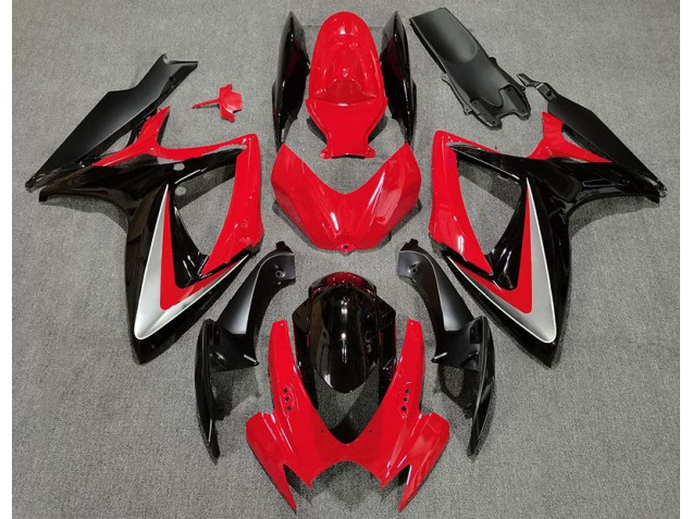 Red Black OEM Style 2006-2007 GSXR 600-750 Motorcycle Fairing Red Black OEM Style 2006-2007 GSXR 600-750 Motorcycle Fairing