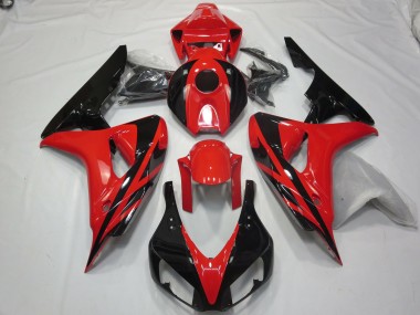 Red Black OEM Style No Decals 2006-2007 CBR1000RR Motorcycle Fairing