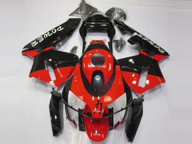 Red Black Power 2003-2004 CBR600RR Motorcycle Fairing