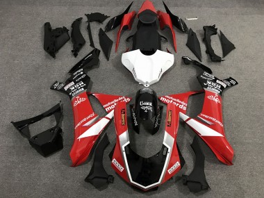 Red Black and White Custom Style Gloss 2015-2019 R1 Motorcycle Fairing