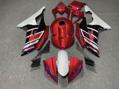 Red Black and White OEM Style 2008-2016 R6 Motorcycle Fairing