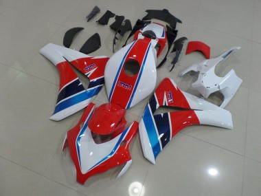 Red Blue and White 2008-2011 CBR1000RR Motorcycle Fairing