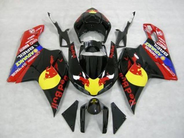Red Bull 2007-2014 Ducati 848 1098 1198 Motorcycle Fairing Red Bull 2007-2014 Ducati 848 1098 1198 Motorcycle Fairing