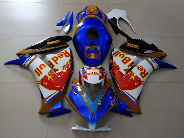 Red Bull Blue and Gold 2012-2016 CBR1000RR Motorcycle Fairing Red Bull Blue and Gold 2012-2016 CBR1000RR Motorcycle Fairing