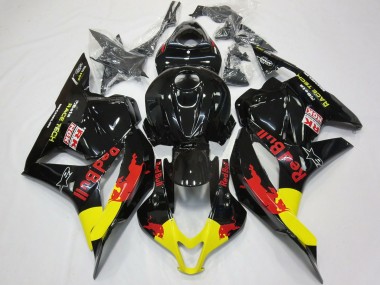 Red Bull Gloss Black 2009-2012 CBR600RR Motorcycle Fairing
