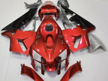 Red CBR Style 2005-2006 CBR600RR Motorcycle Fairing