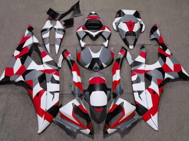 Red Camo Plain 2008-2016 R6 Motorcycle Fairing
