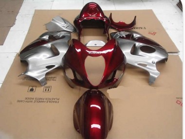 Red D Silver 1997-2007 GSXR 1300 Hayabusa Motorcycle Fairing