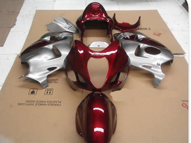 Red D Silver 1997-2007 GSXR 1300 Hayabusa Motorcycle Fairing Red D Silver 1997-2007 GSXR 1300 Hayabusa Motorcycle Fairing
