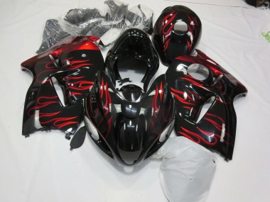 Red Flame 1997-2007 GSXR 1300 Hayabusa Motorcycle Fairing