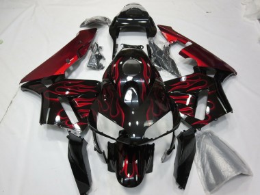 Red Flame 2003-2004 CBR600RR Motorcycle Fairing