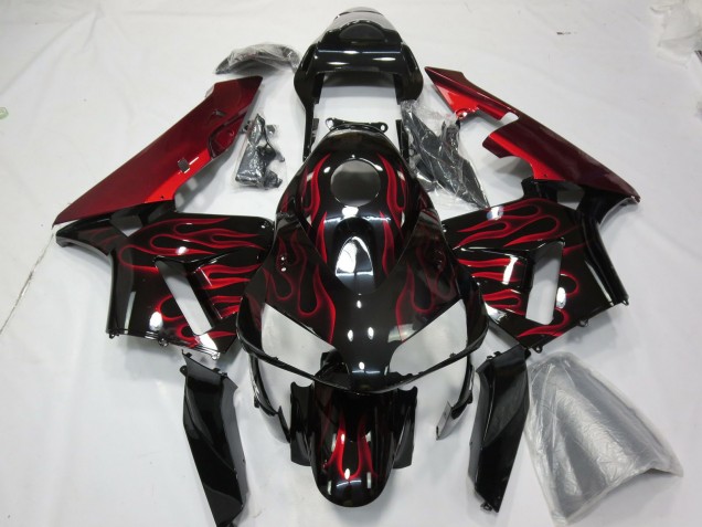 Red Flame 2003-2004 CBR600RR Motorcycle Fairing Red Flame 2003-2004 CBR600RR Motorcycle Fairing