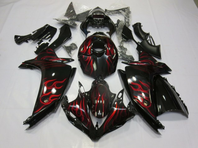 Red Flame 2007-2008 R1 Motorcycle Fairing Red Flame 2007-2008 R1 Motorcycle Fairing