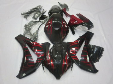Red Flame 2008-2011 CBR1000RR Motorcycle Fairing