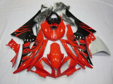 Red Flame 2008-2016 R6 Motorcycle Fairing
