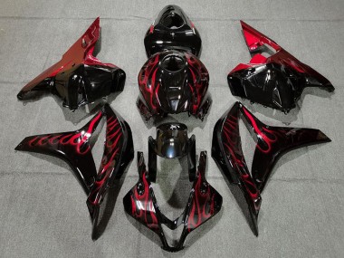Red Flame 2009-2012 CBR600RR Motorcycle Fairing