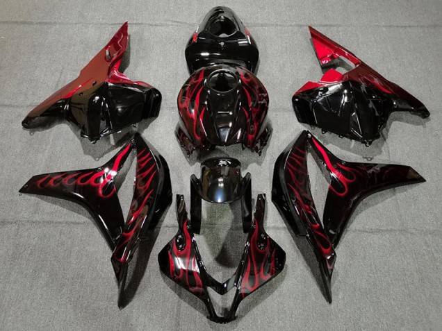 Red Flame 2009-2012 CBR600RR Motorcycle Fairing Red Flame 2009-2012 CBR600RR Motorcycle Fairing