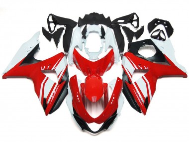 Red Gloss with Black Style 2009-2016 GSXR 1000 Motorcycle Fairing