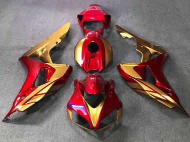 Red & Gold 2006-2007 CBR1000RR Motorcycle Fairing