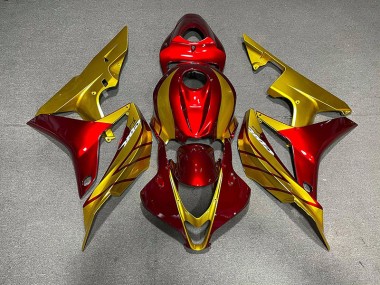 Red & Gold 2007-2008 CBR600RR Motorcycle Fairing