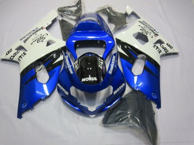 Red MoviStar 2001-2003 GSXR 600-750 Motorcycle Fairing
