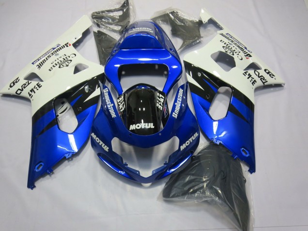 Red MoviStar 2001-2003 GSXR 600-750 Motorcycle Fairing