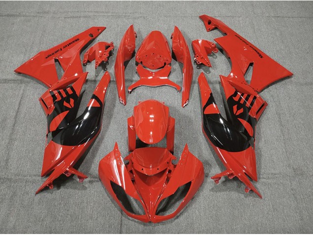 Red Punisher 2009-2012 ZX6R Motorcycle Fairing Red Punisher 2009-2012 ZX6R Motorcycle Fairing