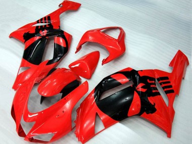 Red Skull 2007-2008 ZX6R Motorcycle Fairing