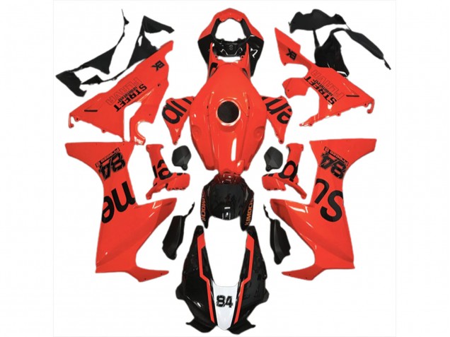 Red Street Flava 2017-2023 CBR1000RR Motorcycle Fairing Red Street Flava 2017-2023 CBR1000RR Motorcycle Fairing