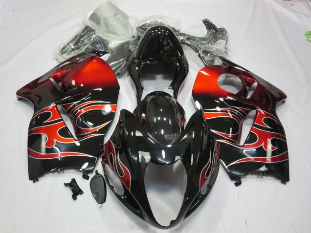 Red Swirl 1997-2007 GSXR 1300 Hayabusa Motorcycle Fairing Red Swirl 1997-2007 GSXR 1300 Hayabusa Motorcycle Fairing