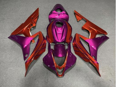 Red & Violet 2007-2008 CBR600RR Motorcycle Fairing
