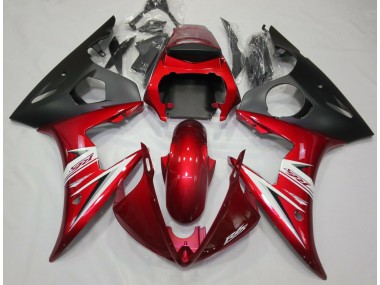 Red & White 2003-2004 R6 Motorcycle Fairing