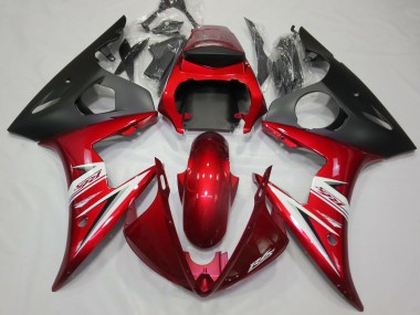 Red & White 2003-2004 R6 Motorcycle Fairing