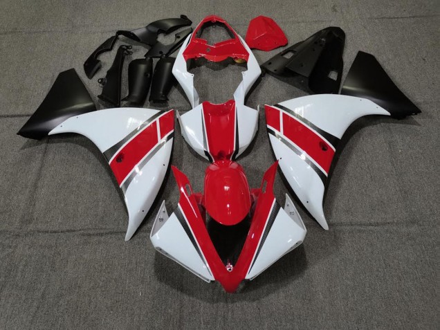 Red White 2009-2011 R1 Motorcycle Fairing Red White 2009-2011 R1 Motorcycle Fairing