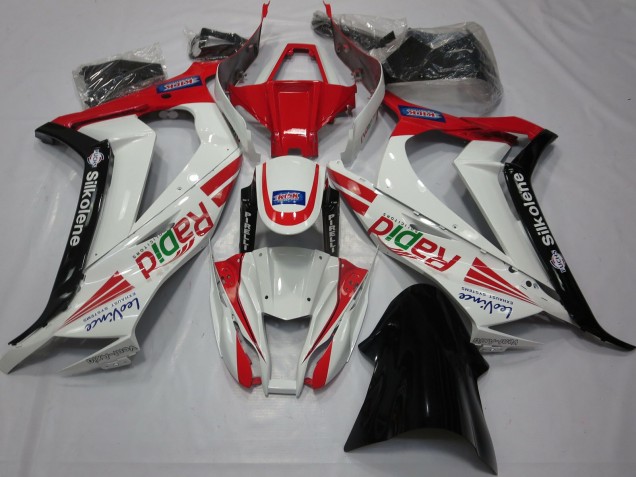 Red White Black Ra 2011-2015 ZX10R Motorcycle Fairing
