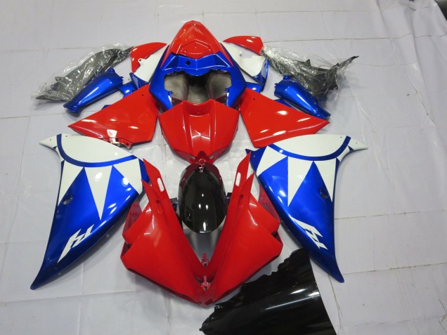 Red White Blue 2012-2014 R1 Motorcycle Fairing Red White Blue 2012-2014 R1 Motorcycle Fairing