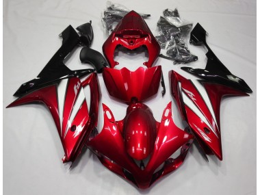 Red White and Black 2007-2008 R1 Motorcycle Fairing
