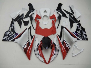 Red White and Black Style 2013-2016 Daytona 675 Motorcycle Fairing