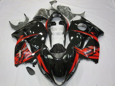 Red and Black 1997-2007 GSXR 1300 Hayabusa Motorcycle Fairing
